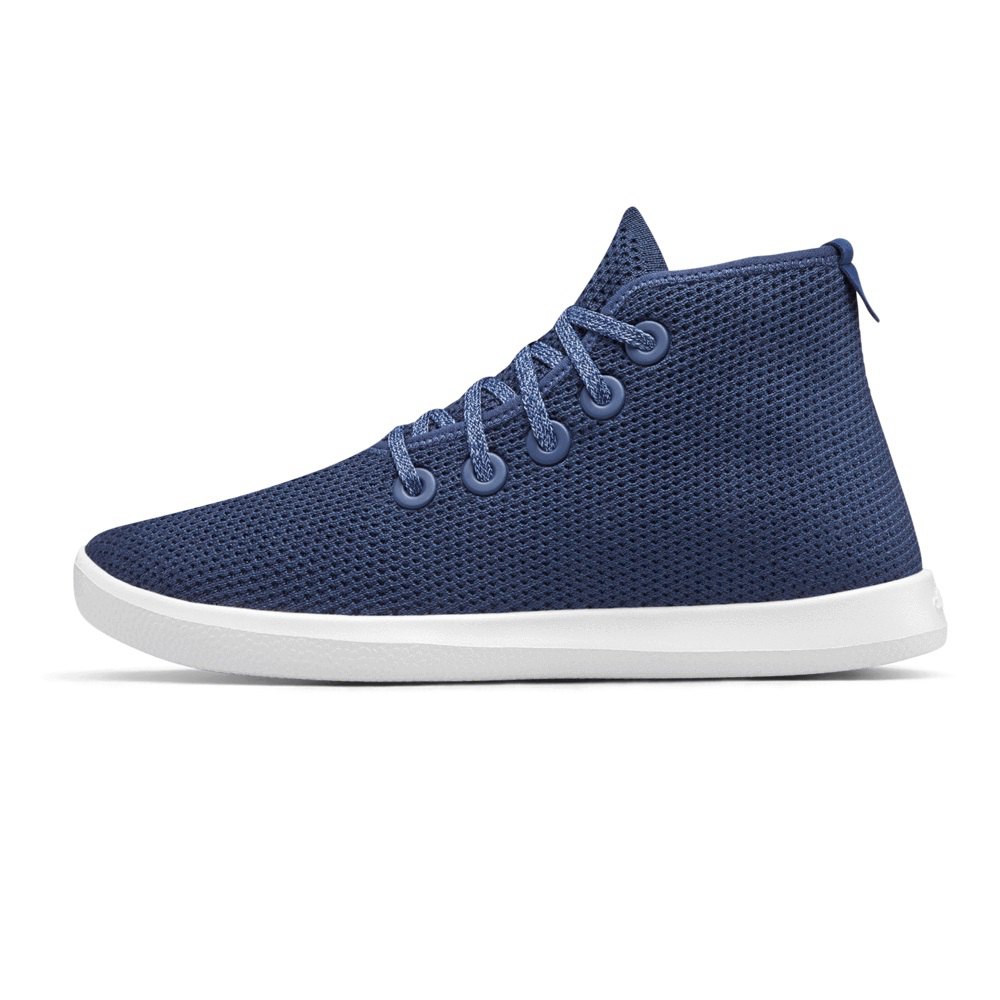 Allbirds Men's Boots Navy - Tree Toppers - 48629MBNY